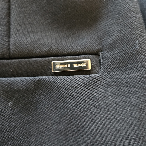 Women’s White House Black Market The Slim Crop blk dress pants slacks SZ 8R NWT - Picture 5 of 16